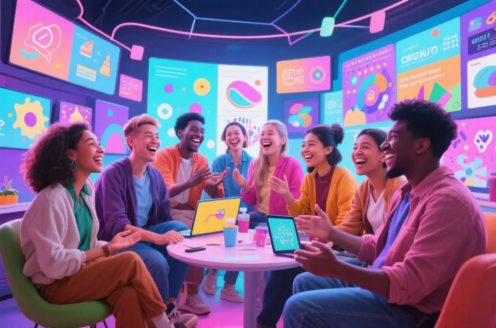 虚拟社区中的多元互动与创造力